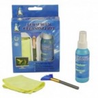 Kit Curatare Clean, solutie 60 ml, microfibra antistatica, perie 